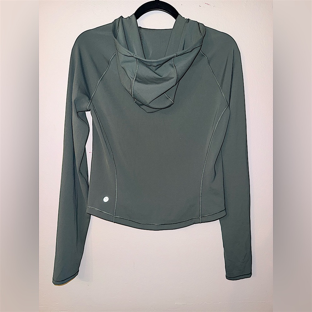 Like New! Lululemon Wunder Train Full Zip Jacket- Willow Leave- Size 10 - Picture 8 of 9